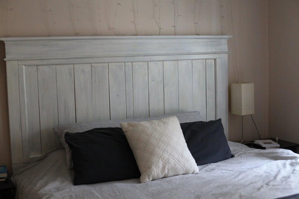  DIY Farmhouse Headboard