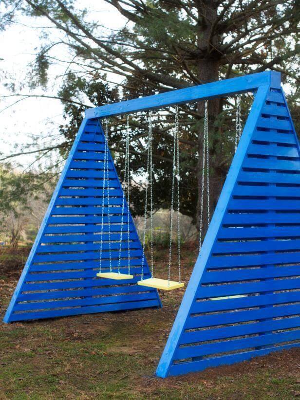 Modern A-Frame Swing