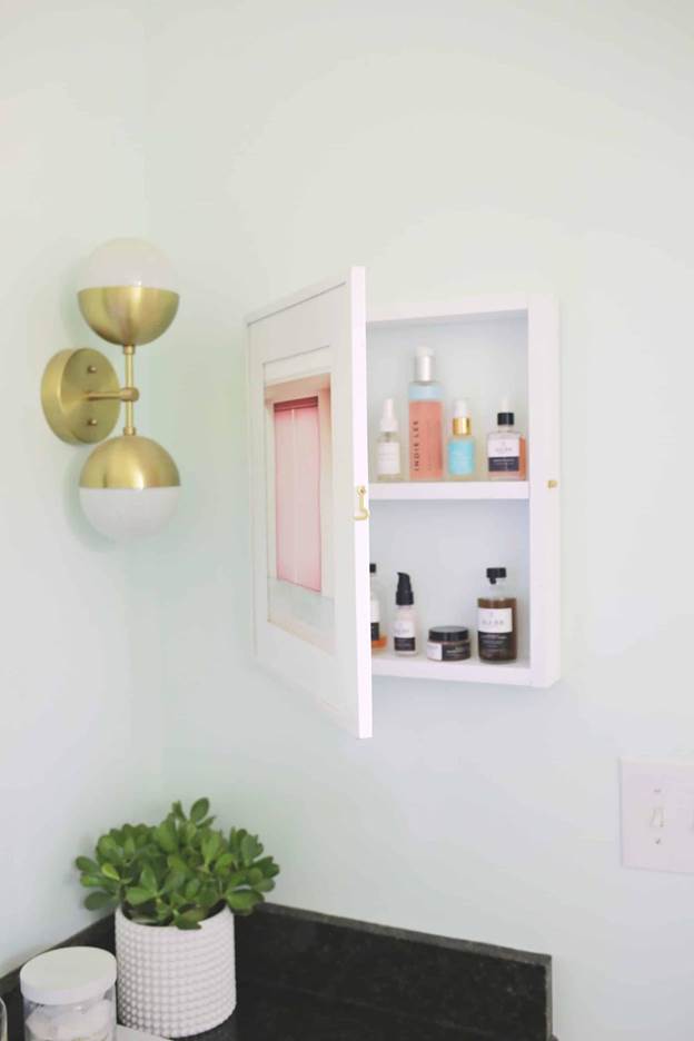 DIY Hidden Medicine Cabinet