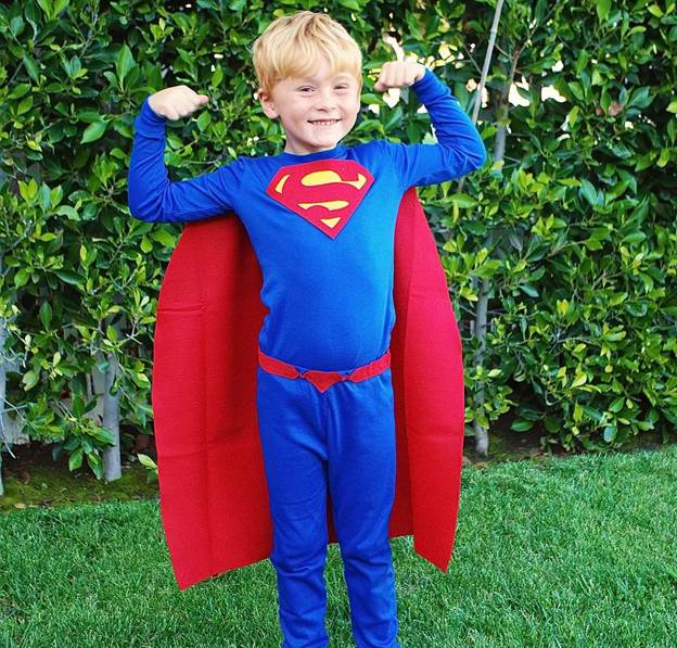 DIY Superman Costume For Kids