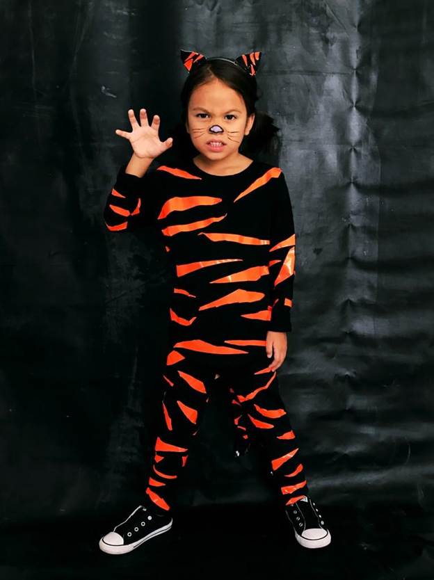 Duct Tape Tiger Halloween Costume