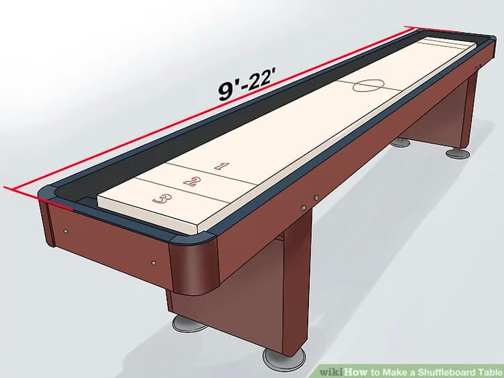 15 DIY Shuffleboard Table Projects With Dimensions Craftsy