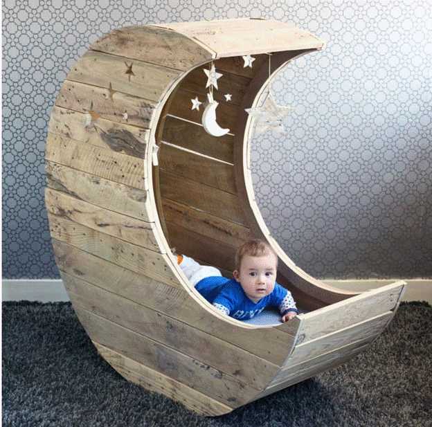 DIY Baby Moon Cradle