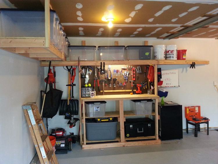 DIY Garage Workbench