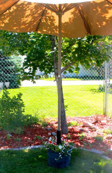DIY Umbrella Stand And Planter