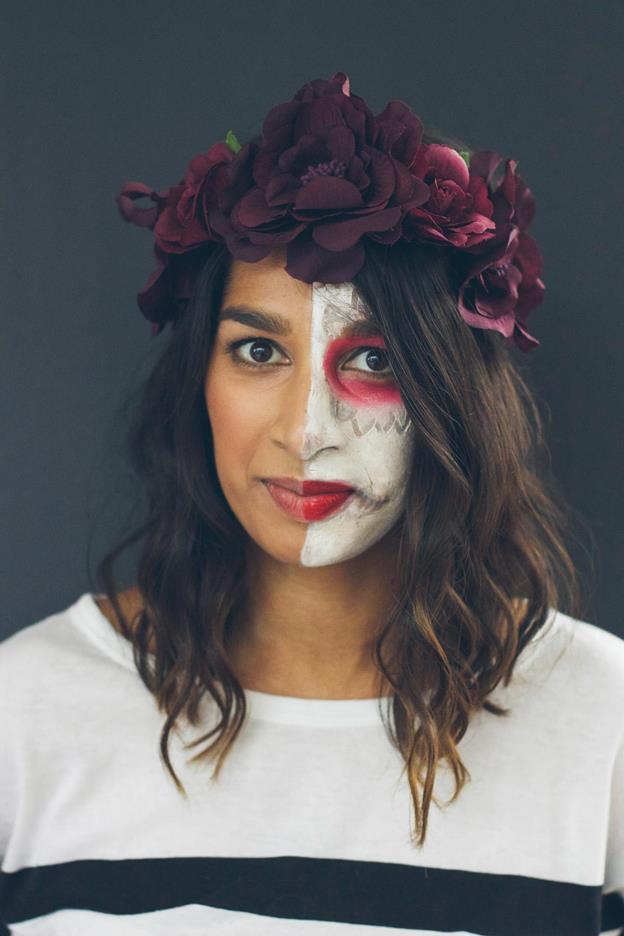 Low Budget DIY Dia de Los Muertos Makeup