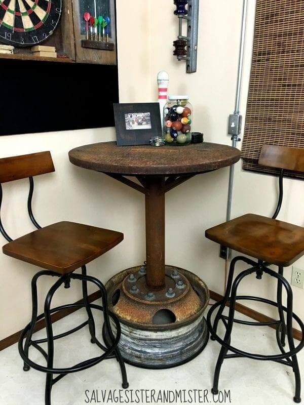 Salvaged Industrial Table