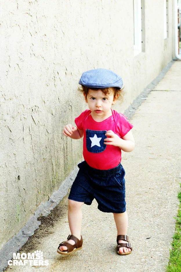 No-Sew Patriotic T-Shirt