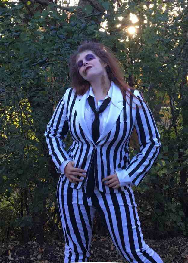 How to Make Beetlejuice Costume