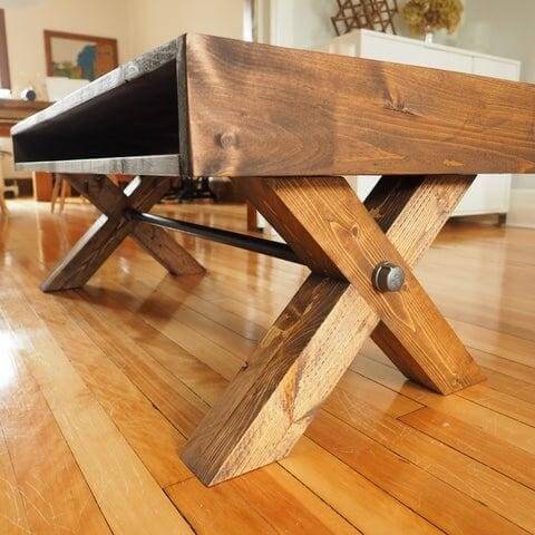 X Coffee Table Leg