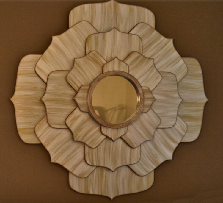 40-inch Lotus Flower Mirror