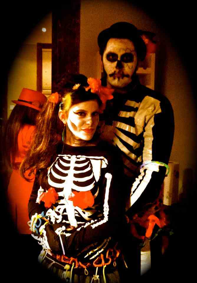 DIY Day Of The Dead Costume Couple