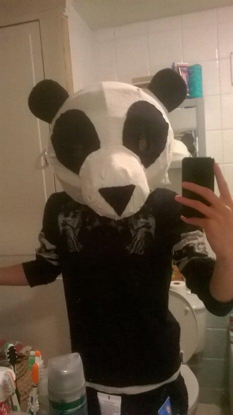 DIY Panda Mask