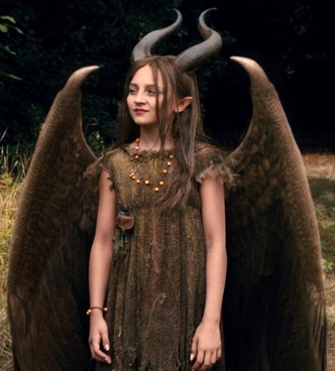 DIY Young Maleficent Fairy Costume