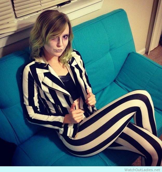 Halloween Female Beetlejuice DIY