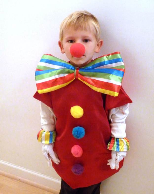 DIY Clown Costume For Kids