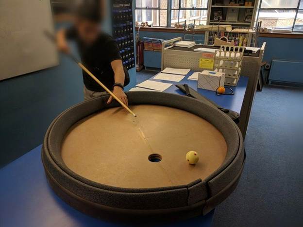 DIY Elliptical Pool Table