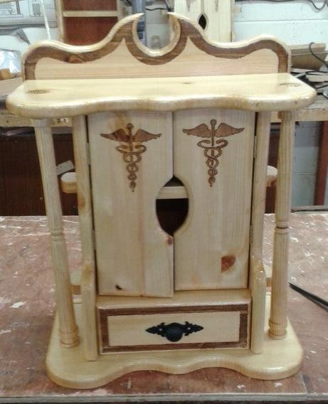 DIY Wooden Medicine Cabinet