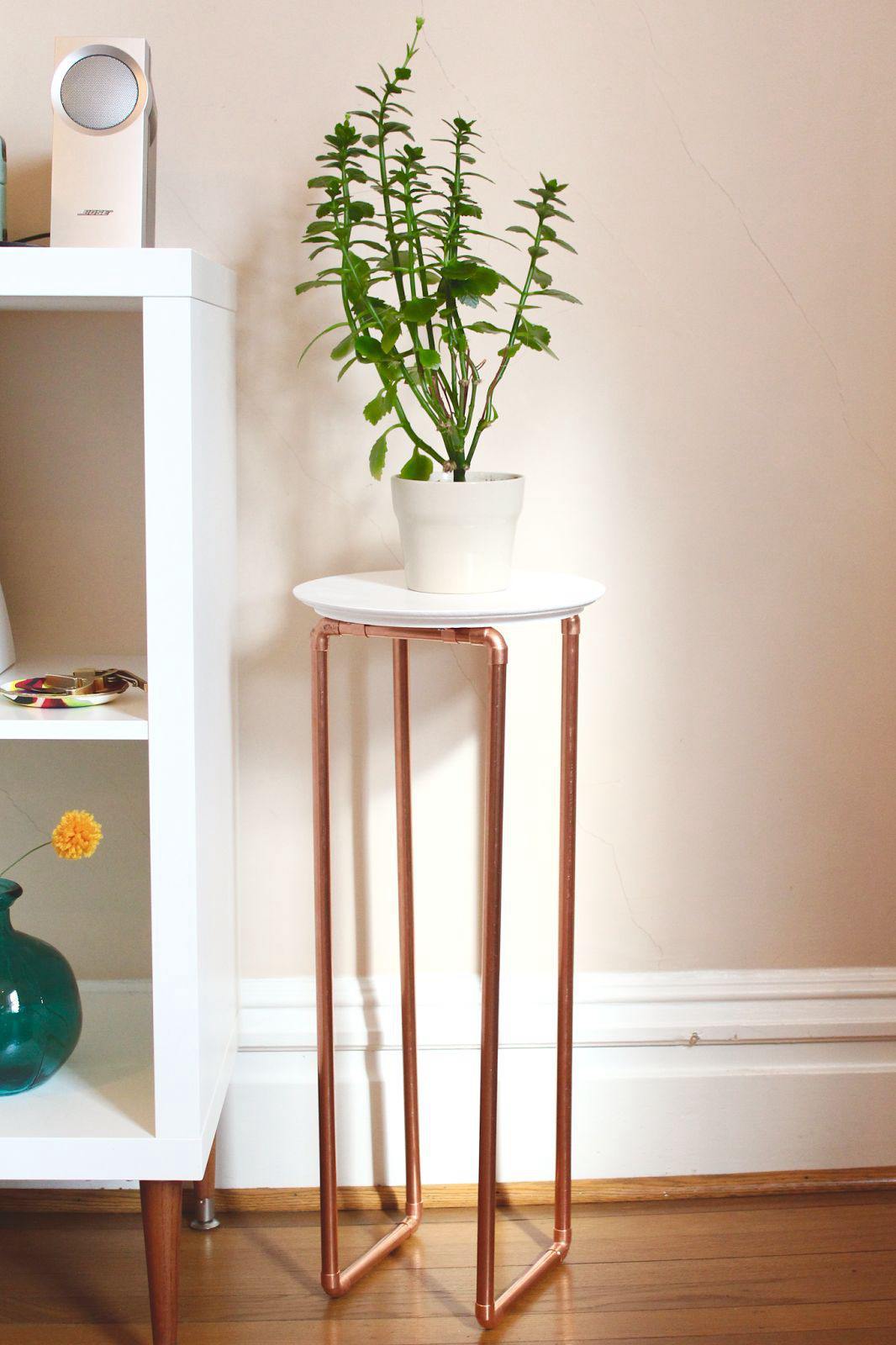Copper Pipe End Table DIY