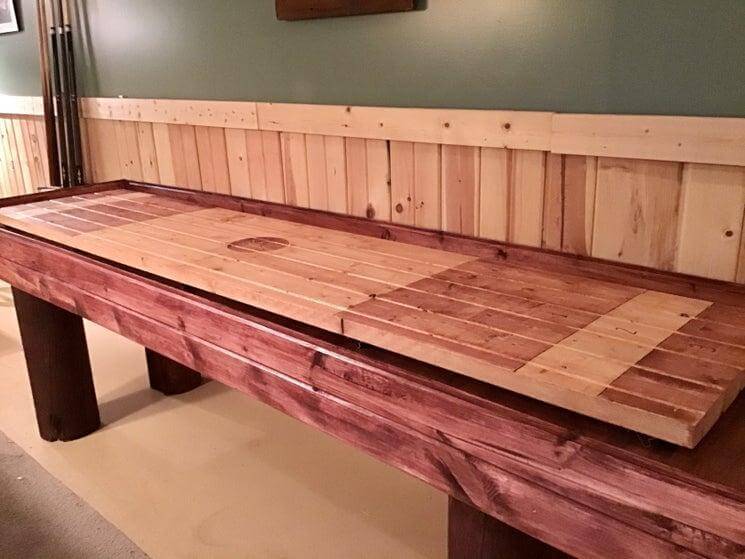 DIY Shuffleboard Table