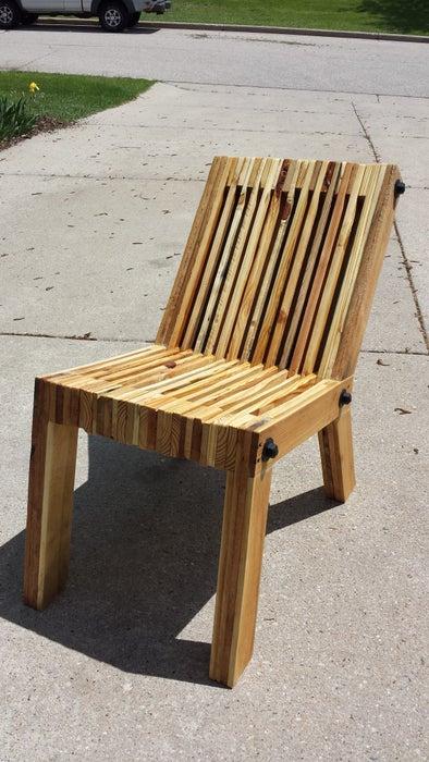 Recliner Pallet Wood Chair DIY