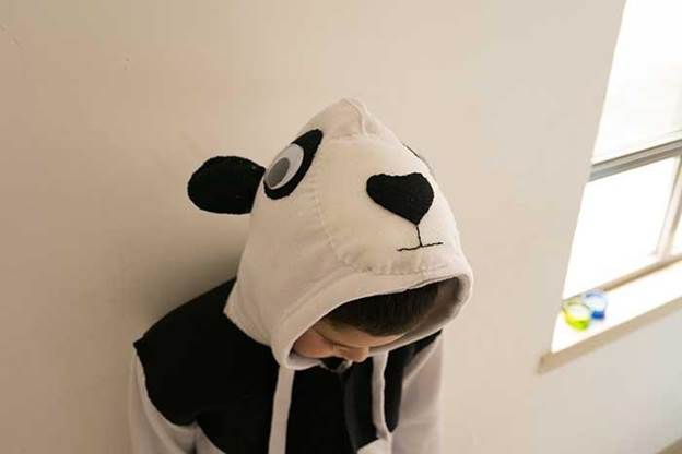 DIY Panda Costume