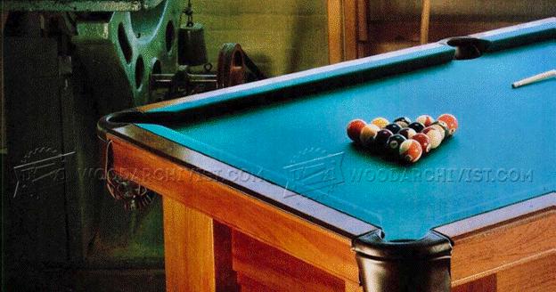 DIY Pool Table Plans