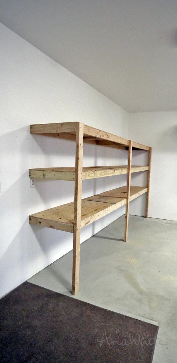 Best DIY Garage Shelf