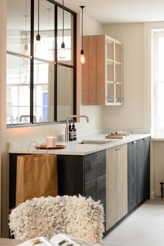 Black And Brown Cabinets