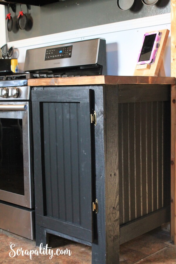 Black Kitchen Cabinet Idea