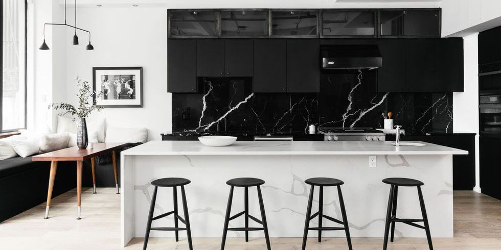 Black Kitchen Cabinets