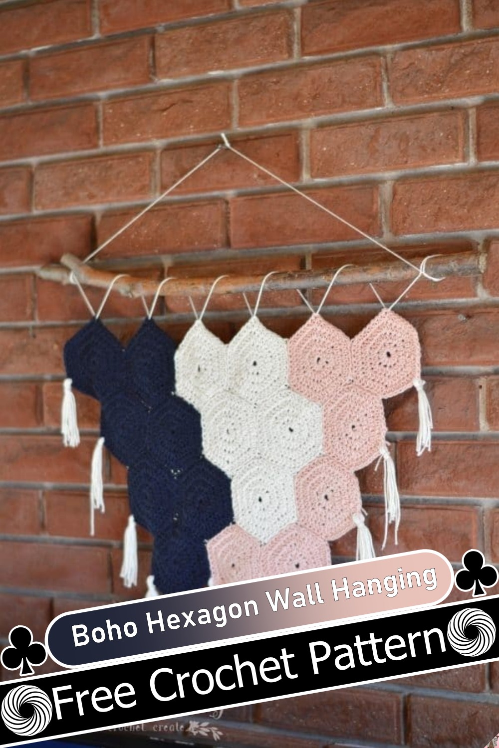 Boho Hexagon Wall Hanging