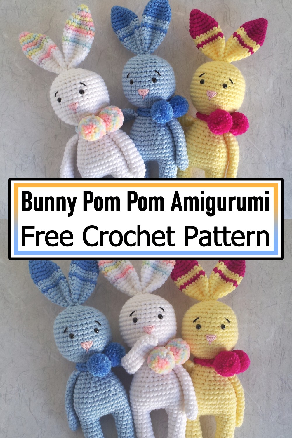 Bunny Pom Pom Amigurumi