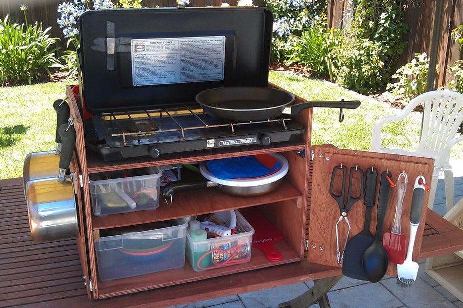 Classic Plywood Camp Kitchen