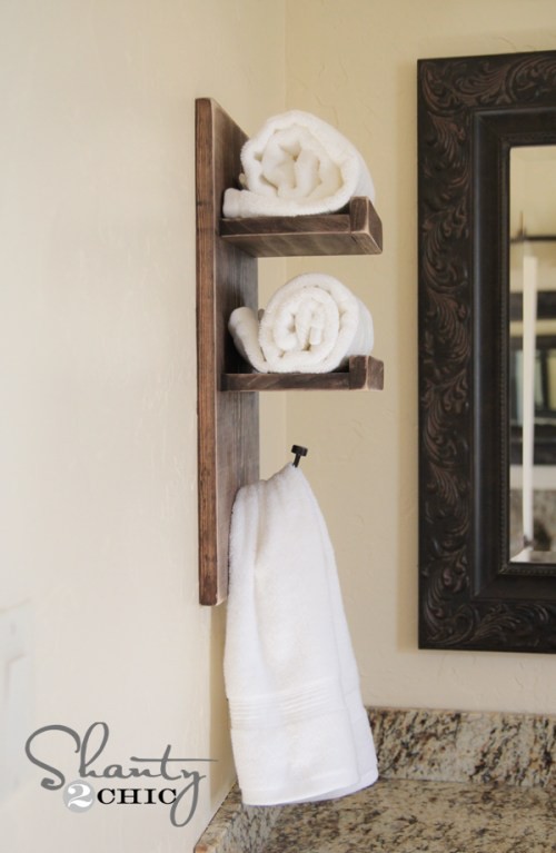 Cute DIY Towel Holder