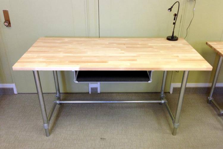 DIY Adjustable Height Standing & Sitting Desk