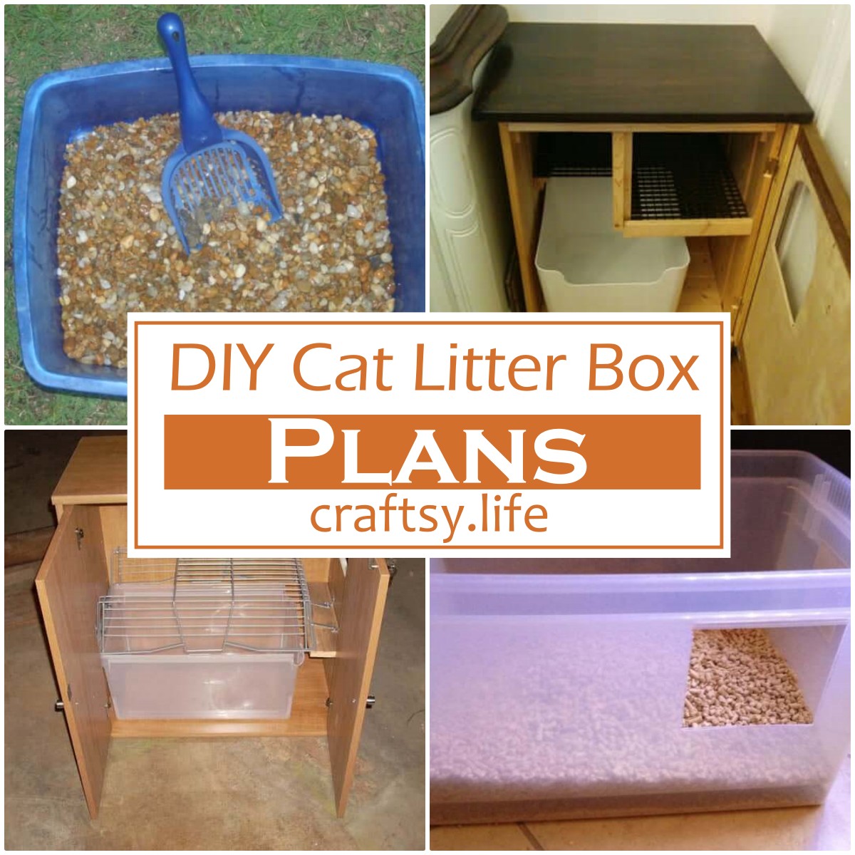 DIY Cat Litter Box Plans 1