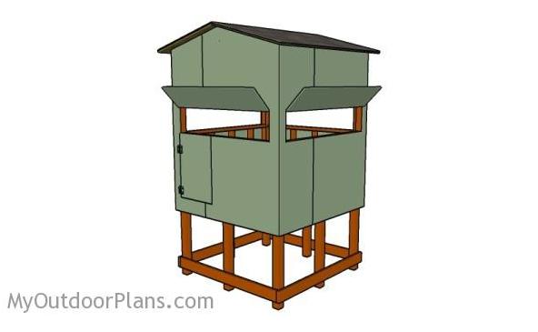 DIY Cedar Deer Blind Plans