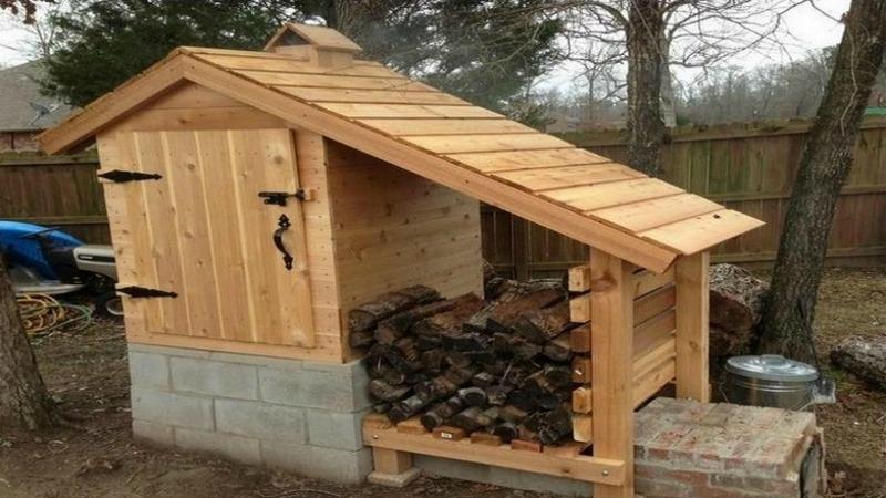 DIY Cedar Smokehouse