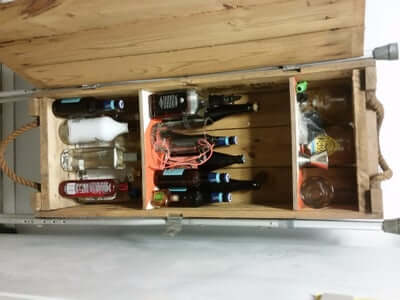 DIY Converting Ammo Crate to a Liquor Cabinet