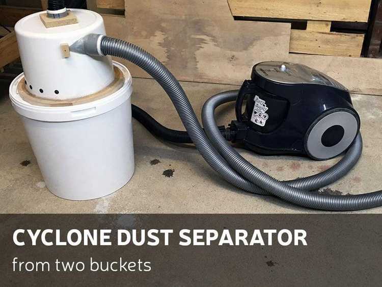 Dust Separator From Two Buckets