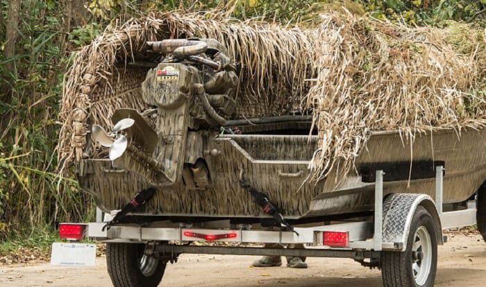 DIY Duck Blind For Boat