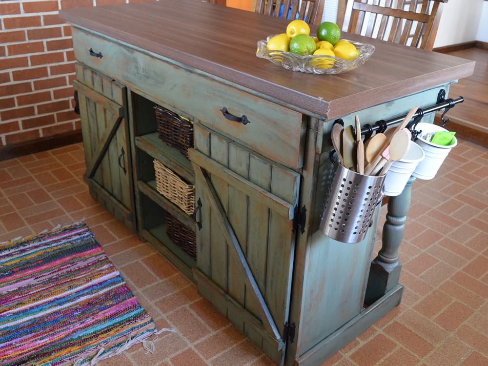 DIY Farm House Kitchen Island