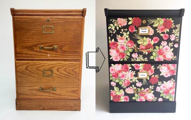 DIY File Cabinet Makeover