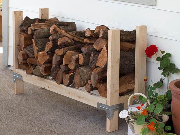 DIY Firewood Rack