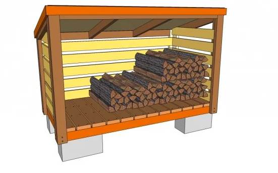 DIY Firewood Shed Plans