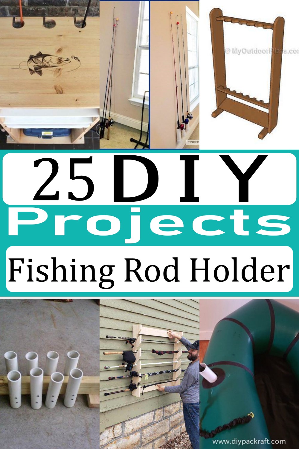 DIY Fishing Rod Holder
