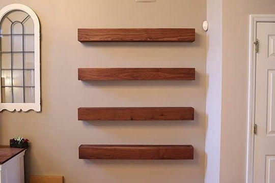 DIY Floating Shelves With Waterfall Ends