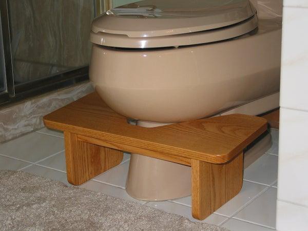 DIY Footstool For Toilet