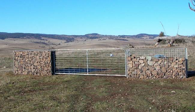 DIY Gabion Retaining Wall